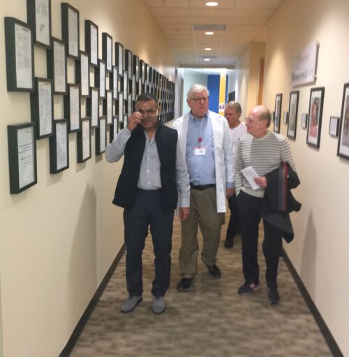 Chairman of Rising Tide Fund Ossama Hassanien from SF and Menlo Park visits our HQ
